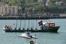 Astillero recibe la bandera de la regata